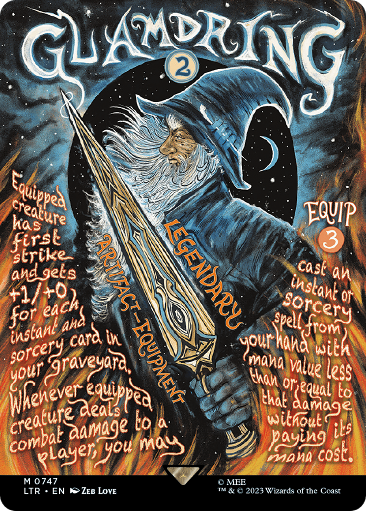 Glamdring (Borderless Poster) [The Lord of the Rings: Tales of Middle-Earth] | Jomio and Rueliete's Cards and Comics