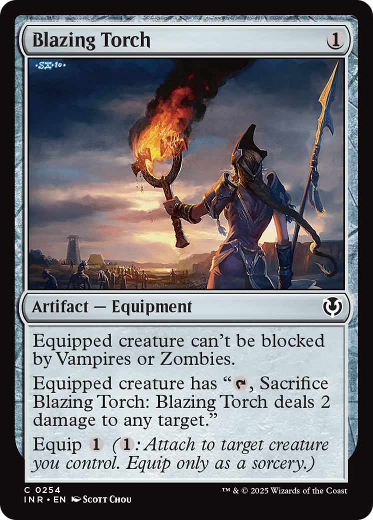 Blazing Torch [Innistrad Remastered] | Jomio and Rueliete's Cards and Comics