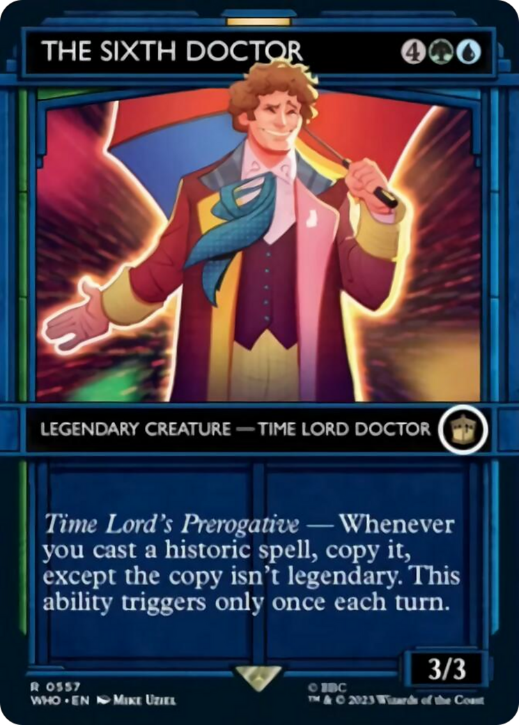 The Sixth Doctor (Showcase) [Doctor Who] | Jomio and Rueliete's Cards and Comics