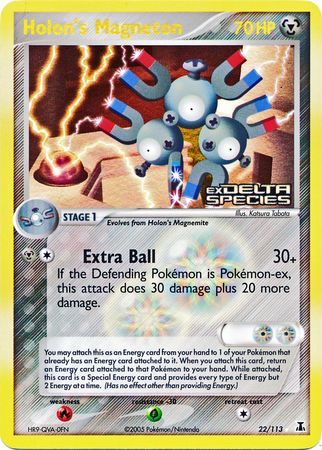 Holon's Magneton (22/113) (Stamped) [EX: Delta Species] | Jomio and Rueliete's Cards and Comics