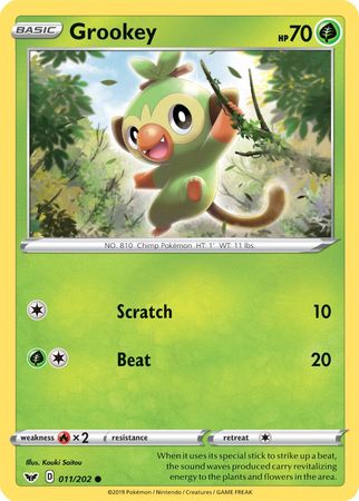 Grookey (011/202) (Premium Collection) [Sword & Shield: Base Set] | Jomio and Rueliete's Cards and Comics