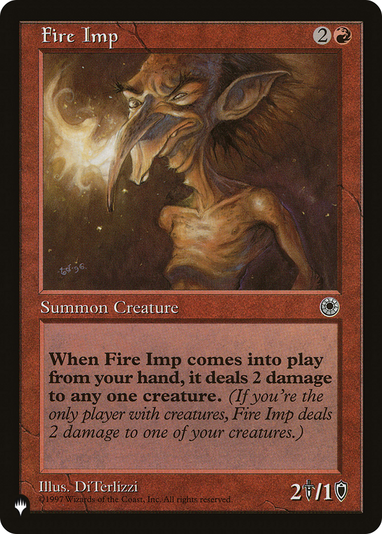 Fire Imp [The List] | Jomio and Rueliete's Cards and Comics