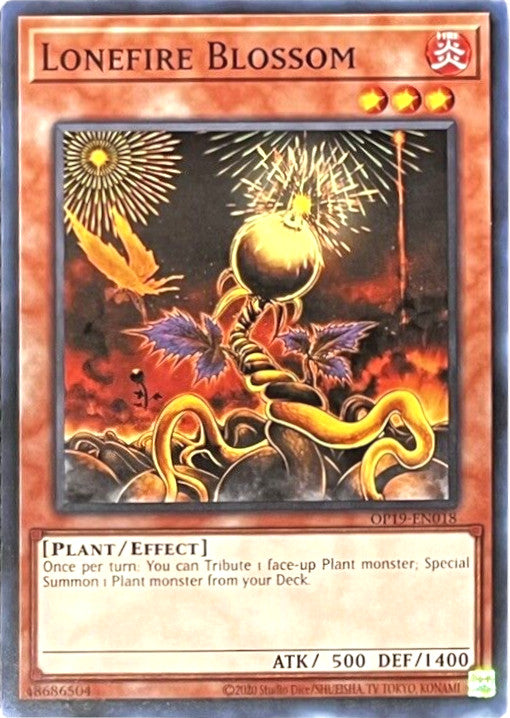 Lonefire Blossom [OP19-EN018] Common | Jomio and Rueliete's Cards and Comics