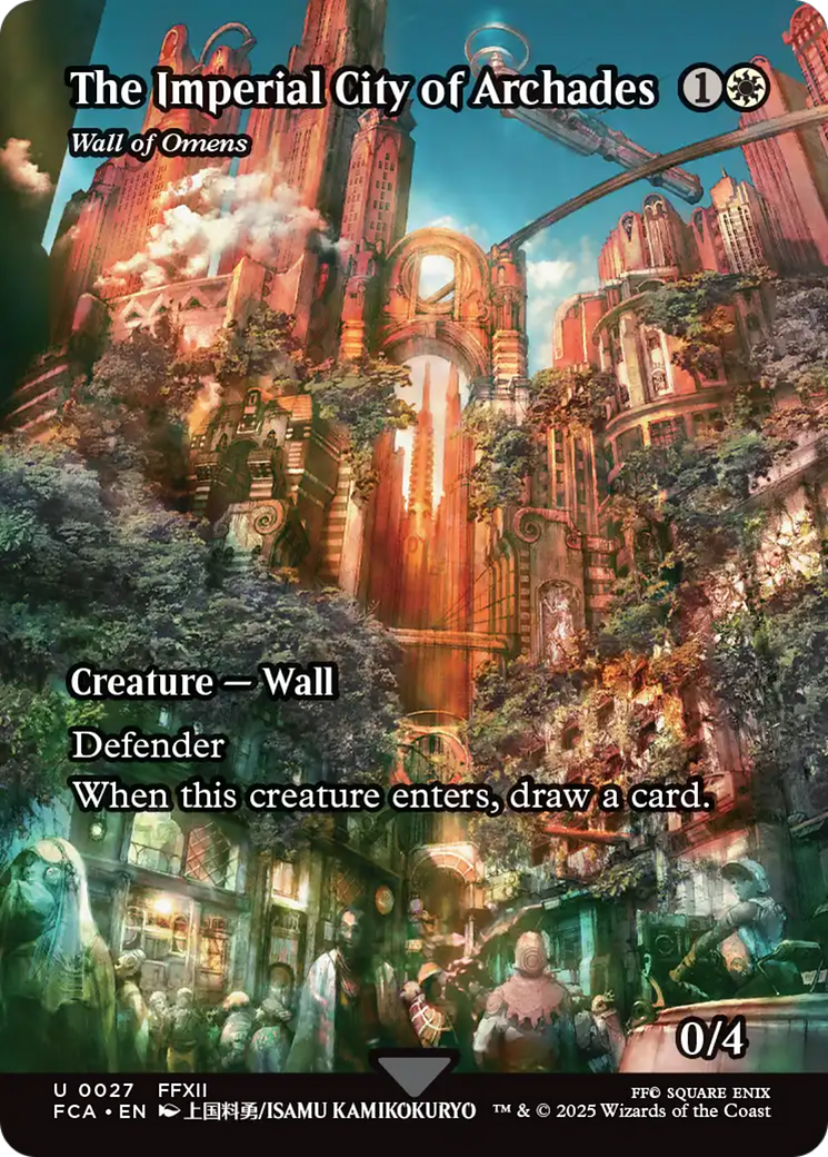 The Imperial City of Archades - Wall of Omens (Showcase) [FINAL FANTASY : Through the Ages] | Jomio and Rueliete's Cards and Comics