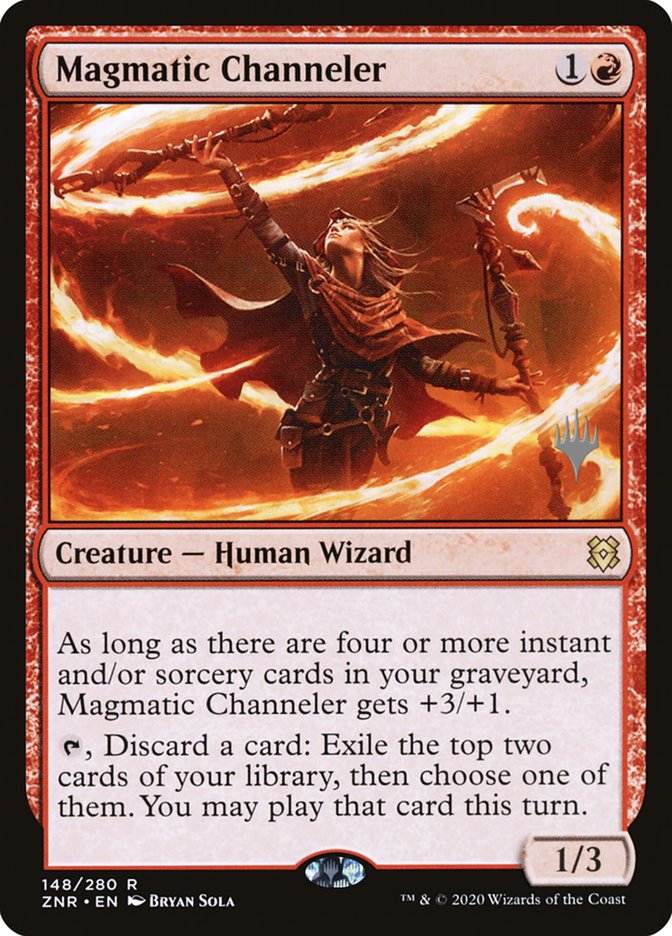 Magmatic Channeler (Promo Pack) [Zendikar Rising Promos] | Jomio and Rueliete's Cards and Comics