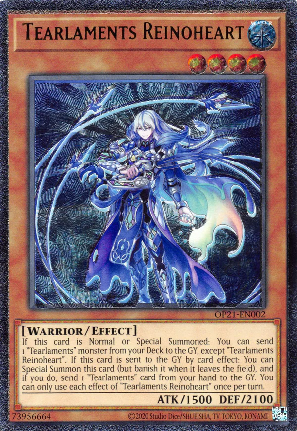 Tearlaments Reinoheart [OP21-EN002] Ultimate Rare | Jomio and Rueliete's Cards and Comics