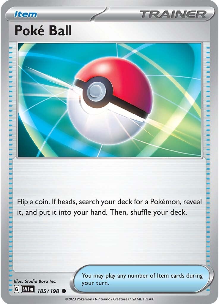 Poke Ball (185/198) [Scarlet & Violet: Base Set] | Jomio and Rueliete's Cards and Comics