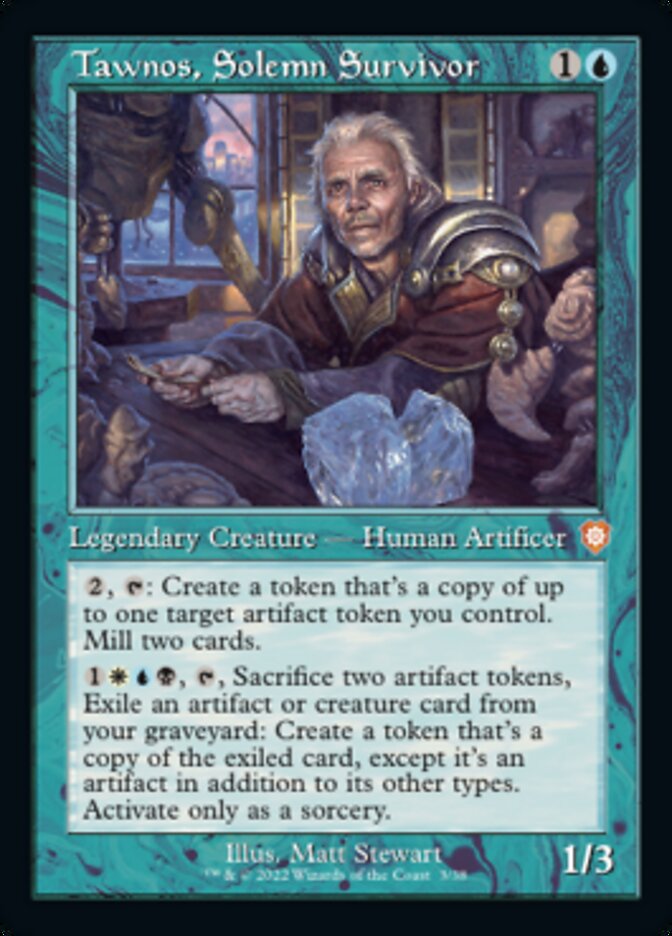 Tawnos, Solemn Survivor (Retro) [The Brothers' War Commander] | Jomio and Rueliete's Cards and Comics
