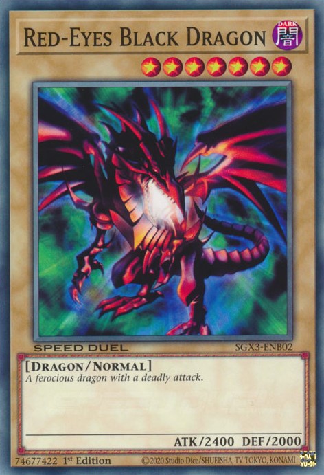 Red-Eyes Black Dragon [SGX3-ENB02] Common | Jomio and Rueliete's Cards and Comics