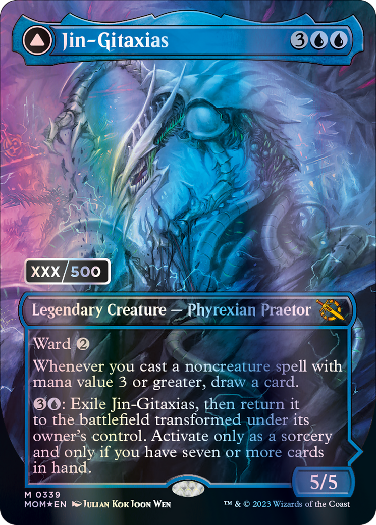 Jin-Gitaxias // The Great Synthesis (Serialized) [March of the Machine] | Jomio and Rueliete's Cards and Comics