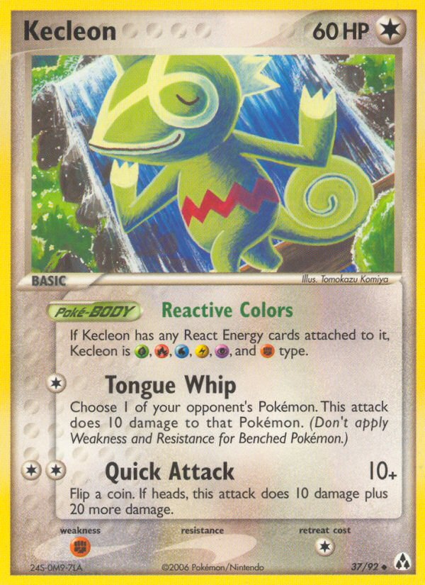 Kecleon (37/92) [EX: Legend Maker] | Jomio and Rueliete's Cards and Comics