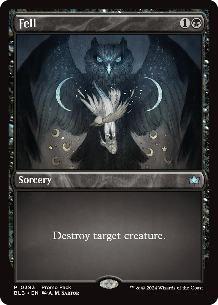 Fell [Bloomburrow Promos] | Jomio and Rueliete's Cards and Comics