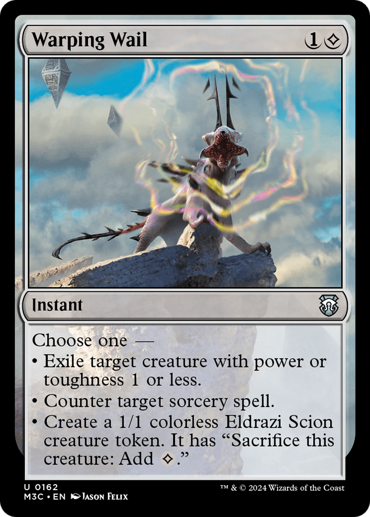 Warping Wail (Ripple Foil) [Modern Horizons 3 Commander] | Jomio and Rueliete's Cards and Comics