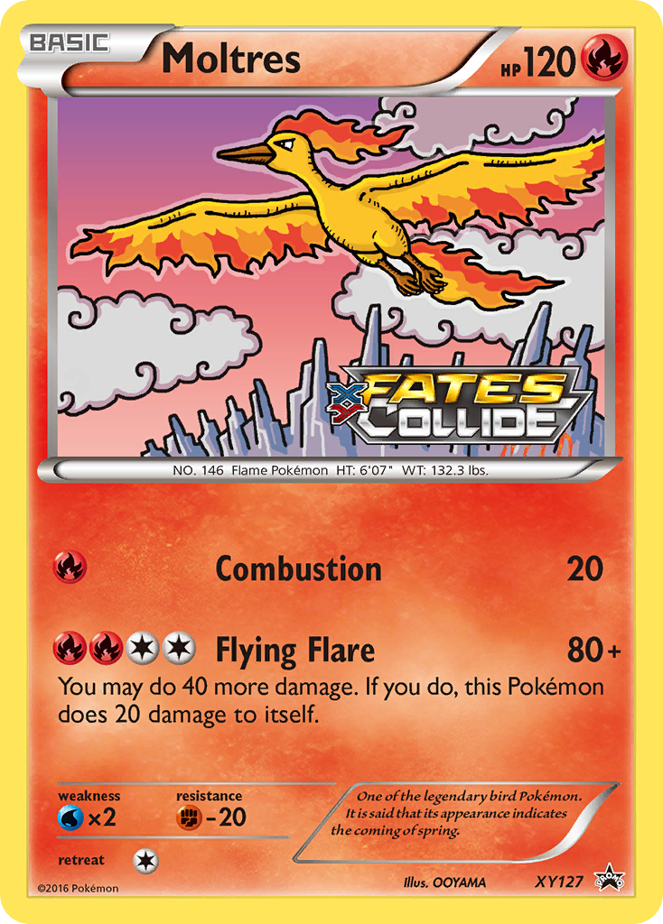 Moltres (XY127) [XY: Black Star Promos] | Jomio and Rueliete's Cards and Comics