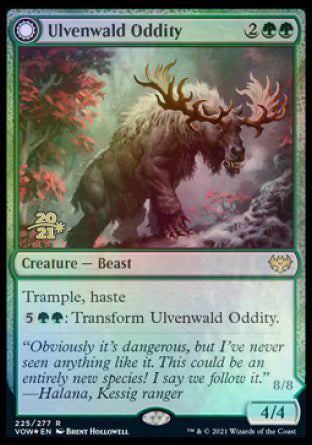 Ulvenwald Oddity // Ulvenwald Behemoth [Innistrad: Crimson Vow Prerelease Promos] | Jomio and Rueliete's Cards and Comics
