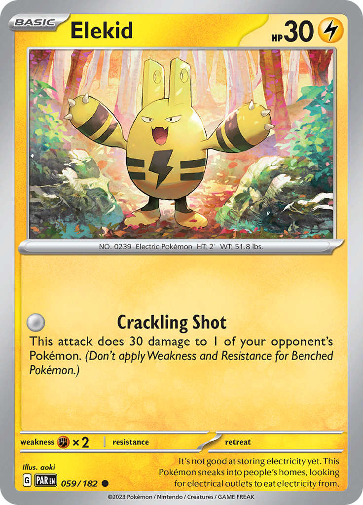 Elekid (059/182) [Scarlet & Violet: Paradox Rift] | Jomio and Rueliete's Cards and Comics