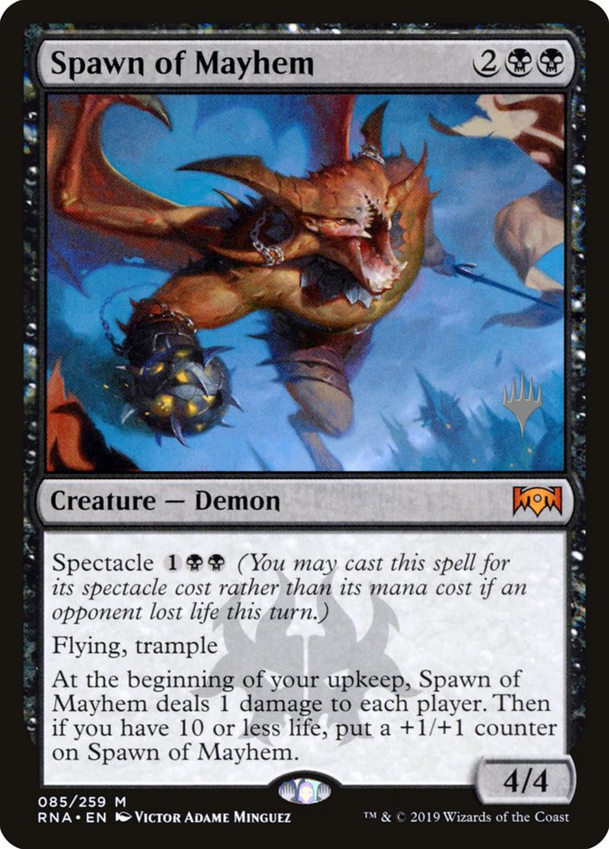 Spawn of Mayhem (Promo Pack) [Ravnica Allegiance Promos] | Jomio and Rueliete's Cards and Comics