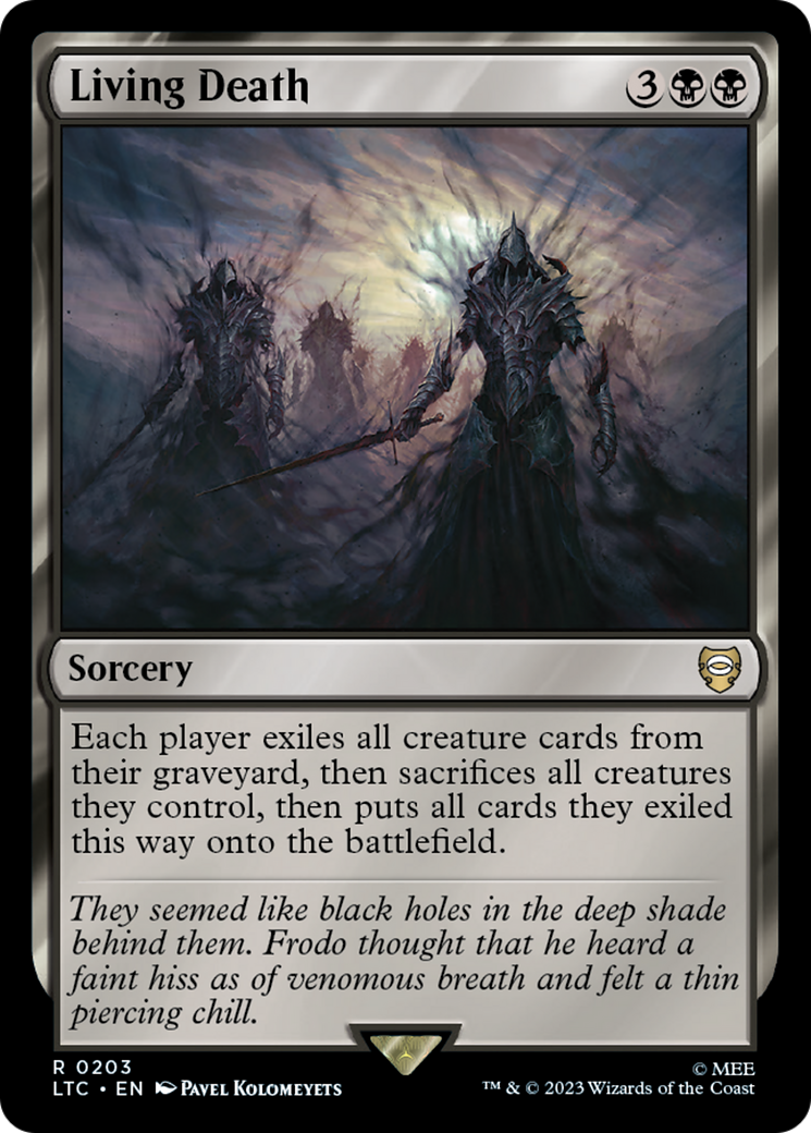 Living Death [The Lord of the Rings: Tales of Middle-Earth Commander] | Jomio and Rueliete's Cards and Comics