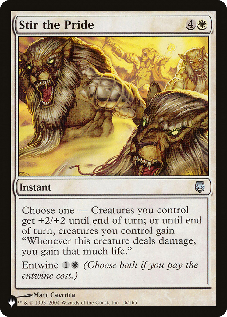 Stir the Pride [The List] | Jomio and Rueliete's Cards and Comics