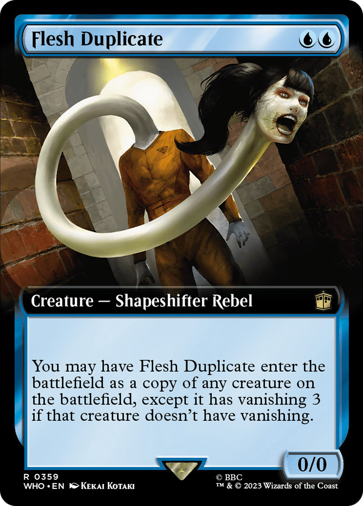 Flesh Duplicate (Extended Art) [Doctor Who] | Jomio and Rueliete's Cards and Comics