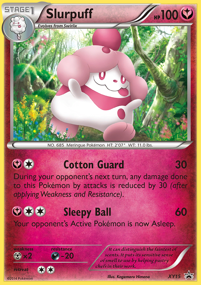 Slurpuff (XY15) [XY: Black Star Promos] | Jomio and Rueliete's Cards and Comics