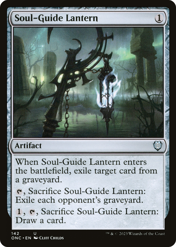 Soul-Guide Lantern [Phyrexia: All Will Be One Commander] | Jomio and Rueliete's Cards and Comics
