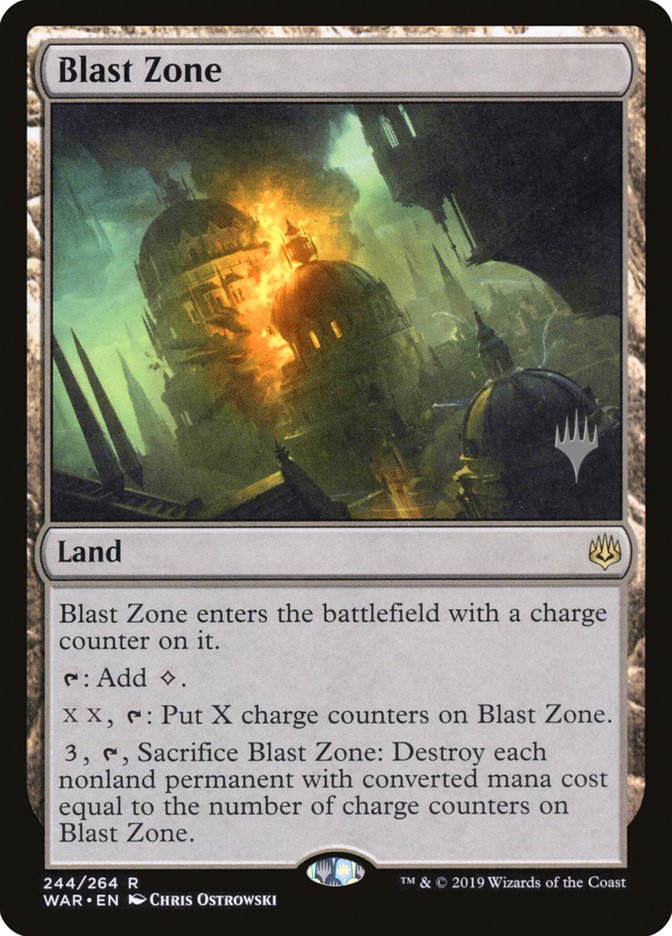 Blast Zone (Promo Pack) [War of the Spark Promos] | Jomio and Rueliete's Cards and Comics