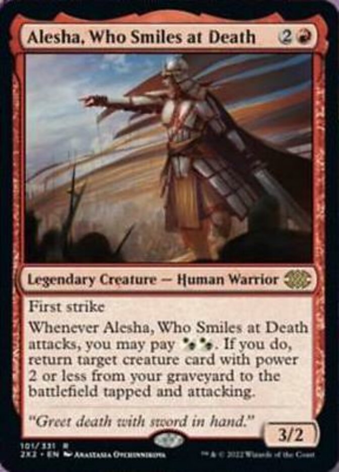 Alesha, Who Smiles at Death [Double Masters 2022] | Jomio and Rueliete's Cards and Comics