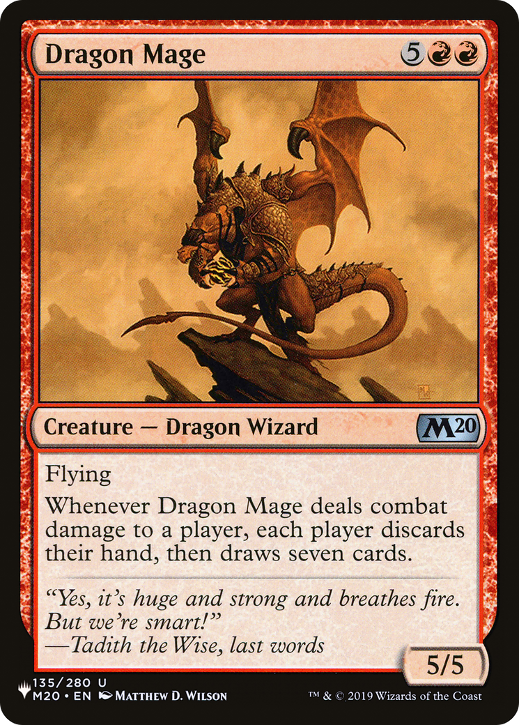 Dragon Mage [The List] | Jomio and Rueliete's Cards and Comics