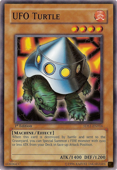 UFO Turtle [5DS1-EN016] Common | Jomio and Rueliete's Cards and Comics