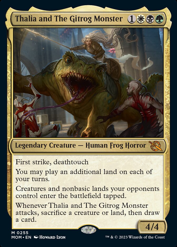Thalia and The Gitrog Monster [March of the Machine] | Jomio and Rueliete's Cards and Comics