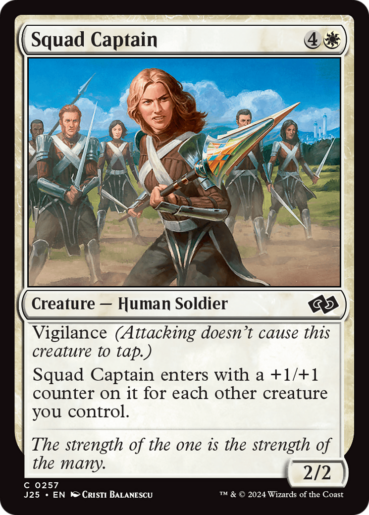 Squad Captain [Foundations Jumpstart] | Jomio and Rueliete's Cards and Comics