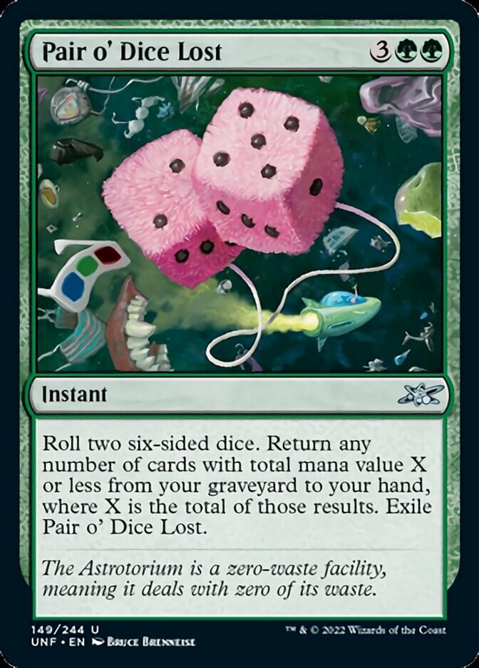 Pair o' Dice Lost [Unfinity] | Jomio and Rueliete's Cards and Comics