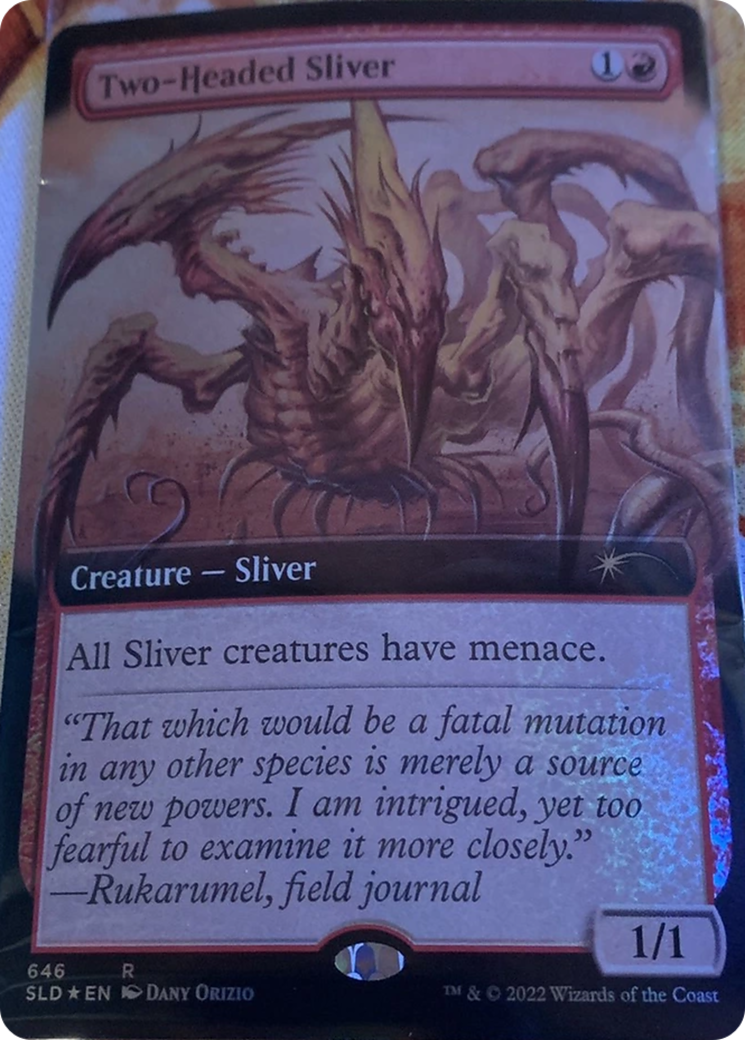 Two-Headed Sliver (Extended Art) [Secret Lair Drop Promos] | Jomio and Rueliete's Cards and Comics