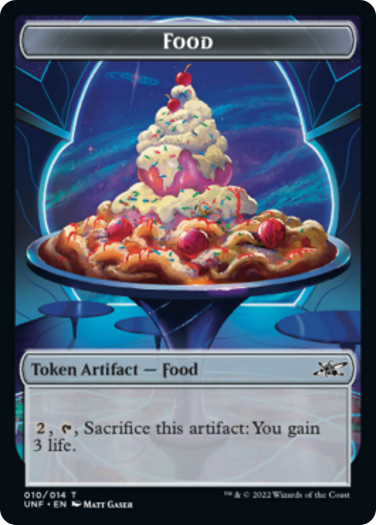 Teddy Bear // Food (010) Double-Sided Token [Unfinity Tokens] | Jomio and Rueliete's Cards and Comics