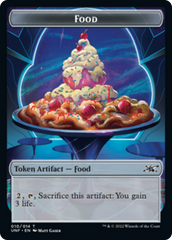Teddy Bear // Food (010) Double-Sided Token [Unfinity Tokens] | Jomio and Rueliete's Cards and Comics