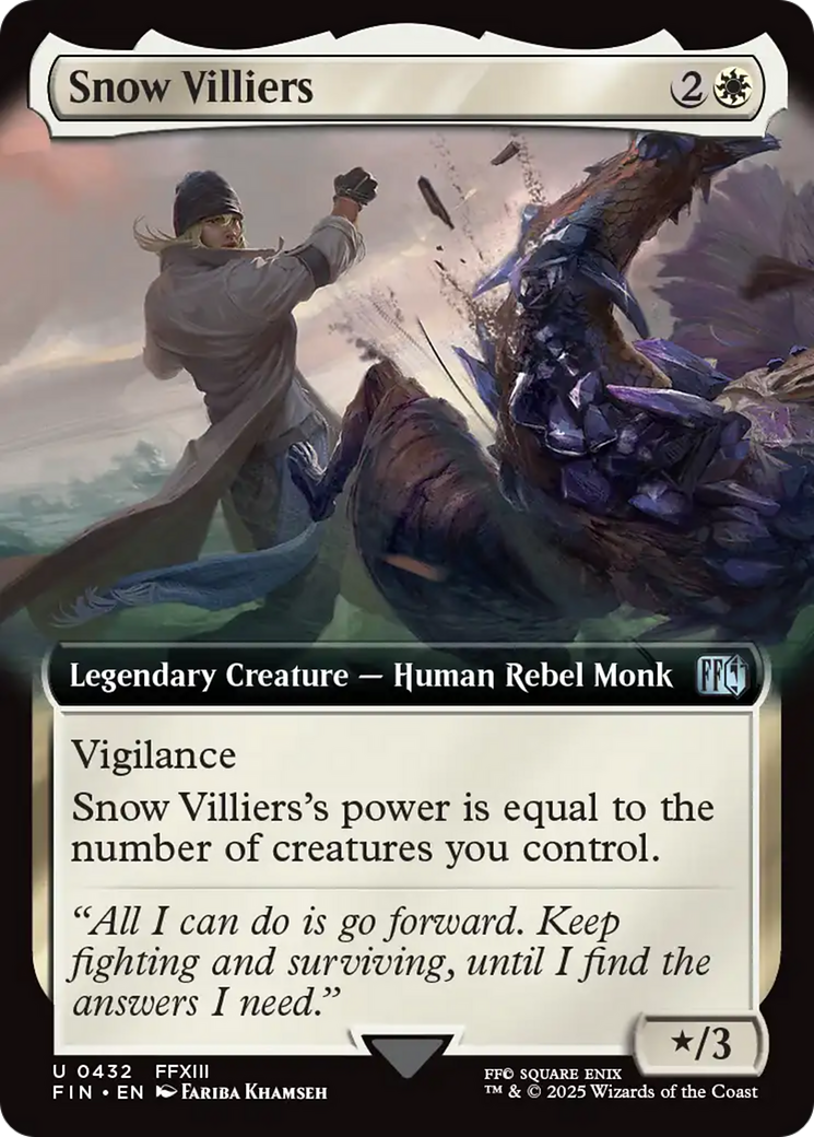 Snow Villiers (Extended Art) [FINAL FANTASY] | Jomio and Rueliete's Cards and Comics
