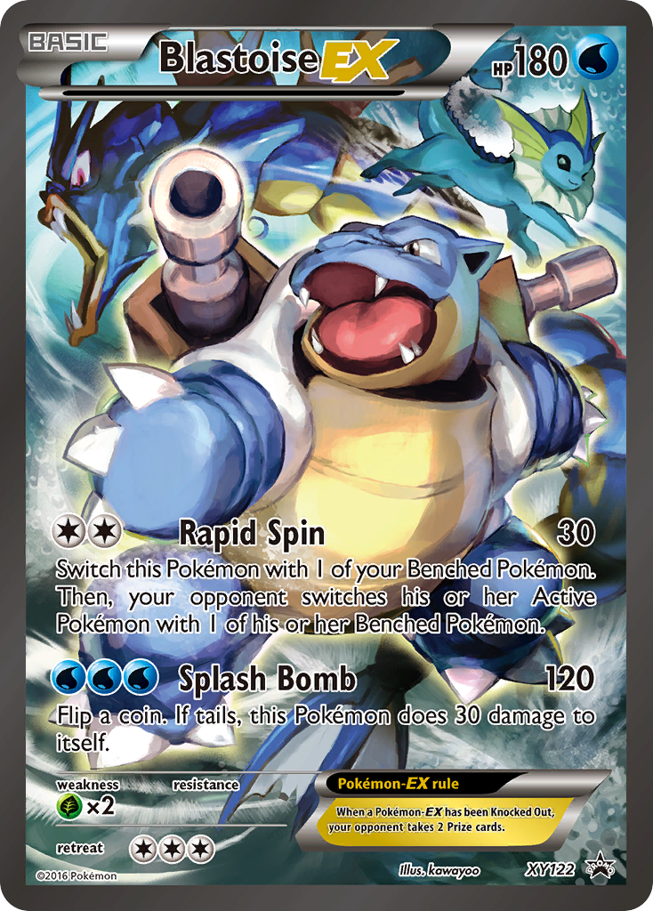Blastoise EX (XY122) [XY: Black Star Promos] | Jomio and Rueliete's Cards and Comics