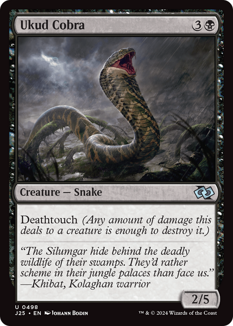Ukud Cobra [Foundations Jumpstart] | Jomio and Rueliete's Cards and Comics