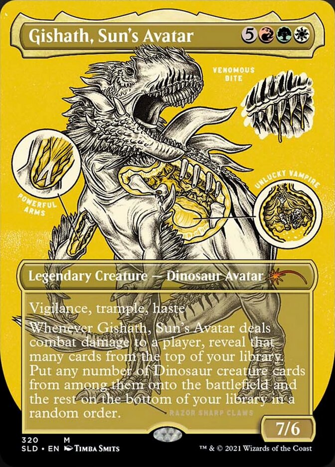 Gishath, Sun's Avatar (Borderless) [Secret Lair Drop Series] | Jomio and Rueliete's Cards and Comics