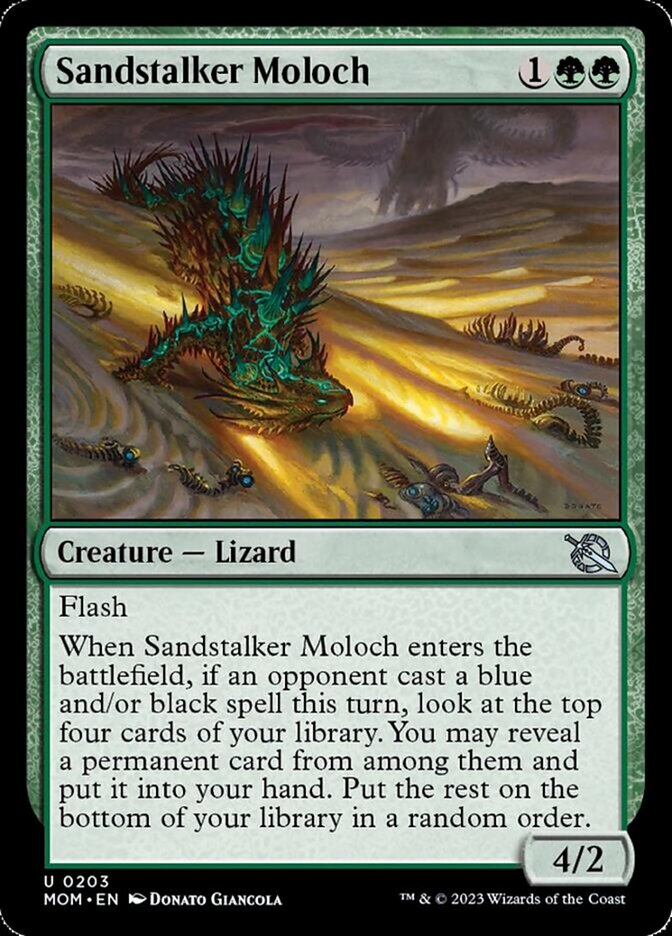 Sandstalker Moloch [March of the Machine] | Jomio and Rueliete's Cards and Comics