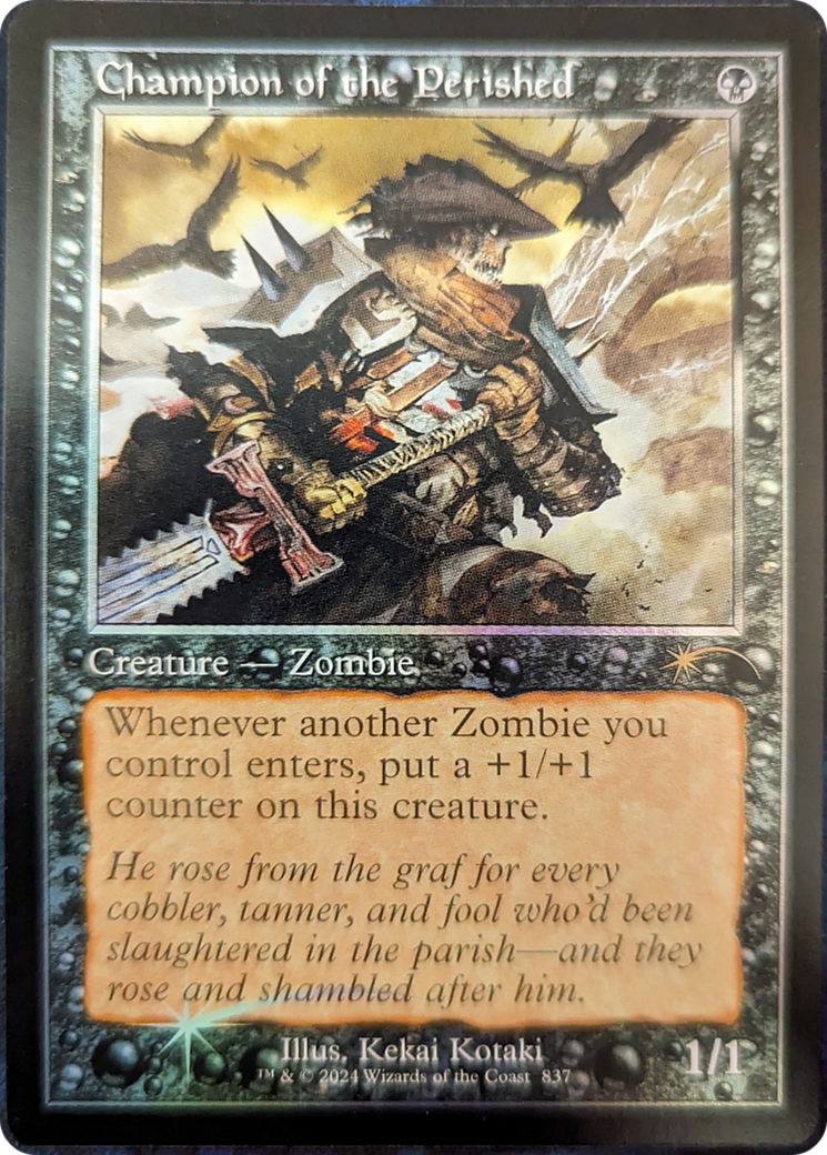 Champion of the Perished (Retro Frame) [Secret Lair Drop Series] | Jomio and Rueliete's Cards and Comics