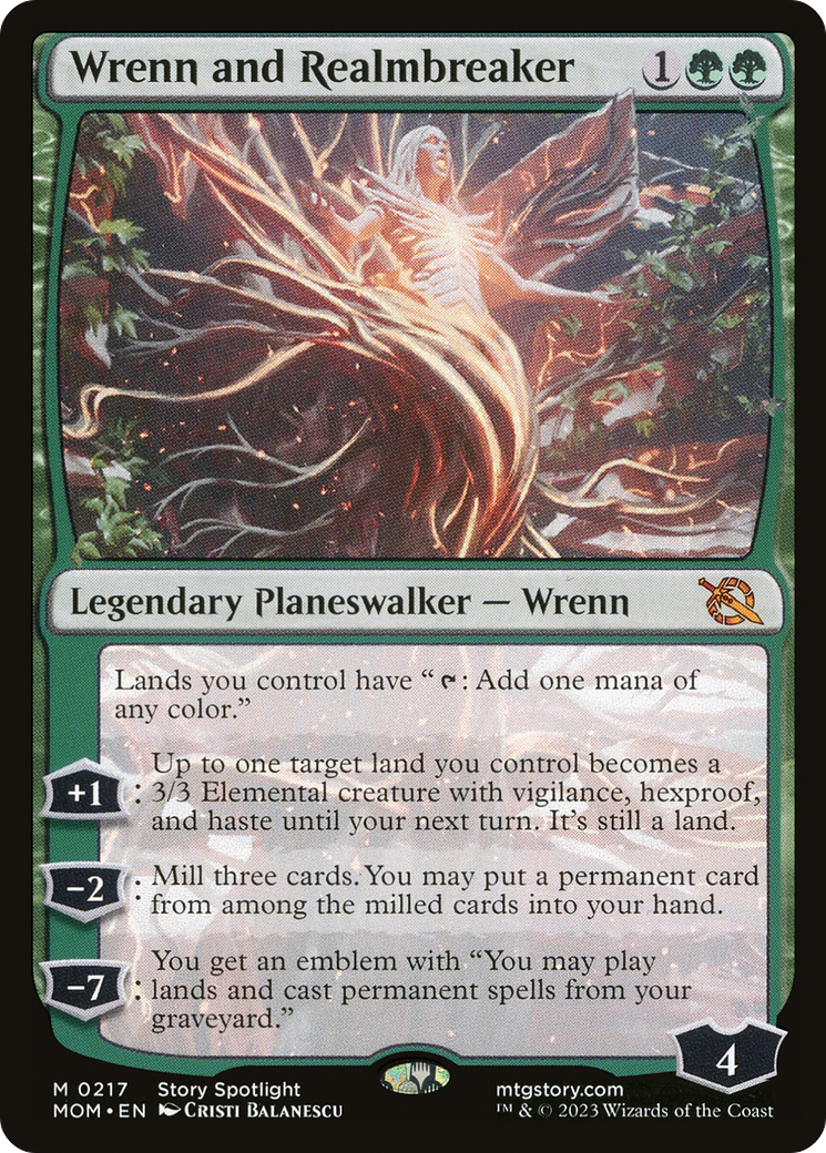 Wrenn and Realmbreaker [March of the Machine] | Jomio and Rueliete's Cards and Comics