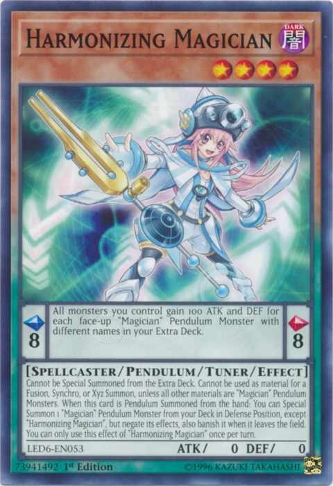 Harmonizing Magician [LED6-EN053] Common | Jomio and Rueliete's Cards and Comics