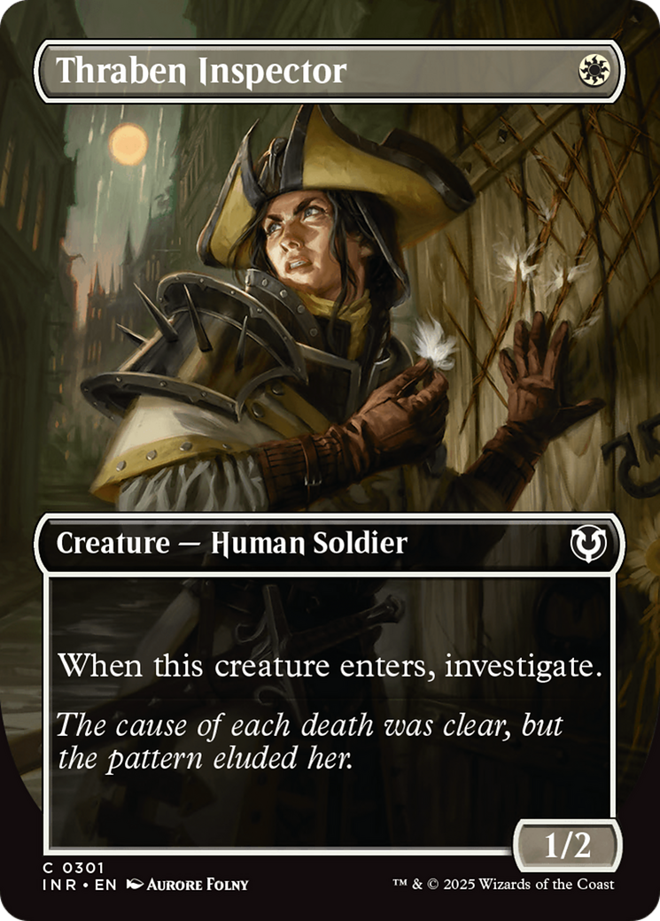 Thraben Inspector (Borderless) [Innistrad Remastered] | Jomio and Rueliete's Cards and Comics