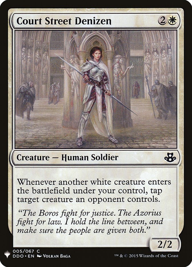 Court Street Denizen [Mystery Booster] | Jomio and Rueliete's Cards and Comics