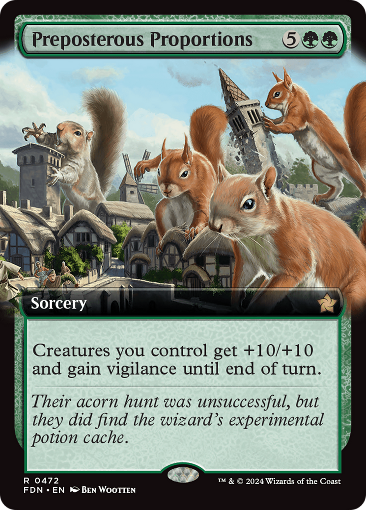 Preposterous Proportions (Extended Art) [Foundations] | Jomio and Rueliete's Cards and Comics