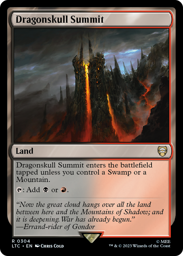 Dragonskull Summit [The Lord of the Rings: Tales of Middle-Earth Commander] | Jomio and Rueliete's Cards and Comics