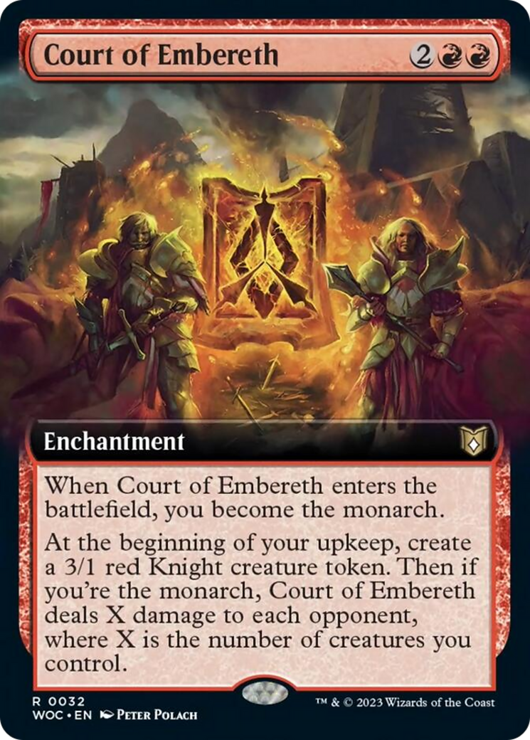 Court of Embereth (Extended Art) [Wilds of Eldraine Commander] | Jomio and Rueliete's Cards and Comics