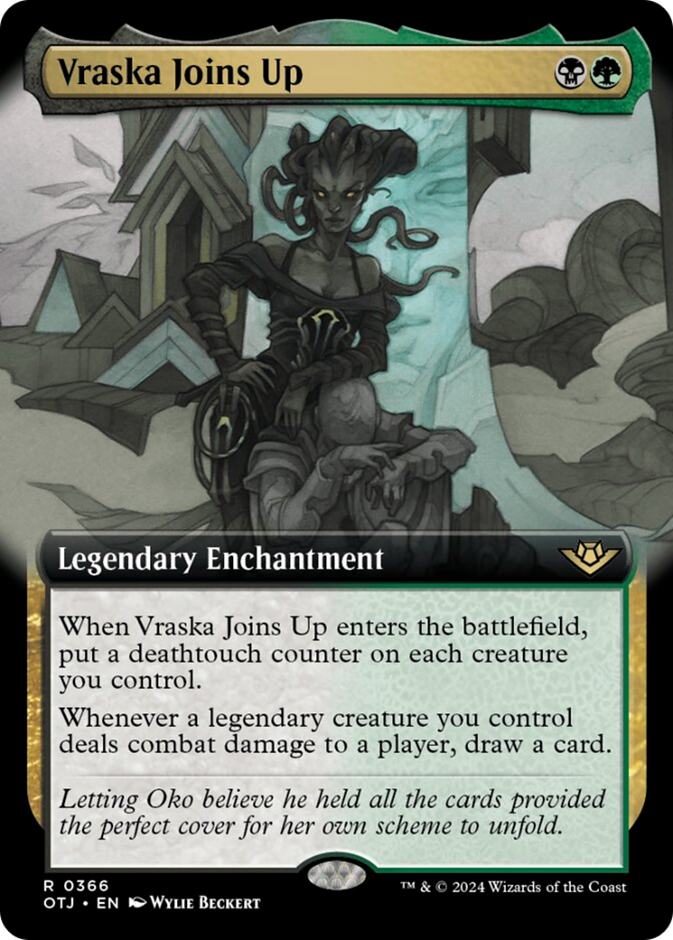 Vraska Joins Up (Extended Art) [Outlaws of Thunder Junction] | Jomio and Rueliete's Cards and Comics
